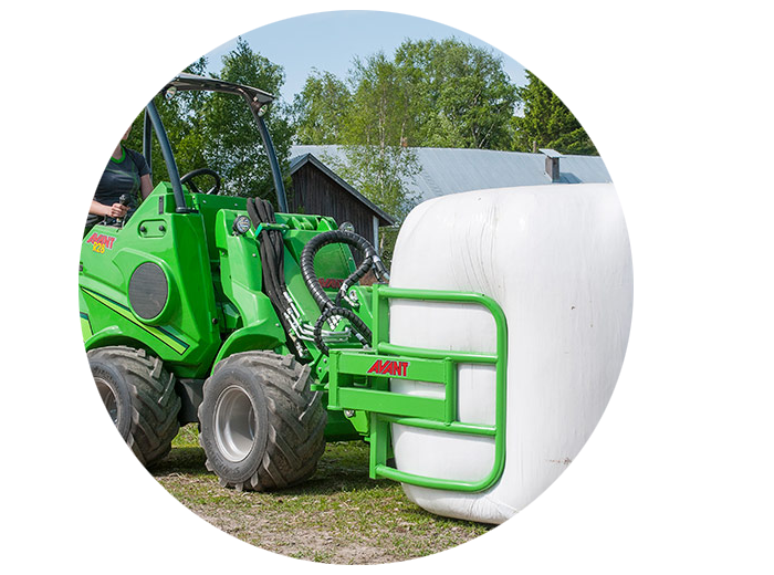 Avant Rundballen-Zange – Sicheres Handling großer Ballen