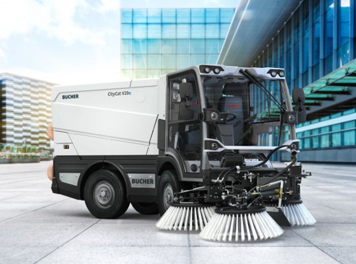 Bucher Municipal CityCat V20e – Kompakte Straßenreinigung mit Elektroantrieb | Umweltfreundlich & leistungsstark