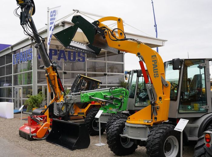 Paus Messe 2024 – Vielfältige Baumaschinen und Baugeräte präsentiert