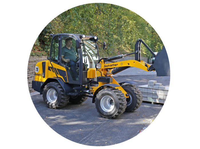 Schäffer 2445 – Ihr starker Partner auf der Baustelle