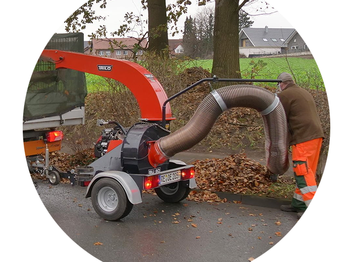 Trilo SU60 – Für schnelles und sauberes Laubverladen