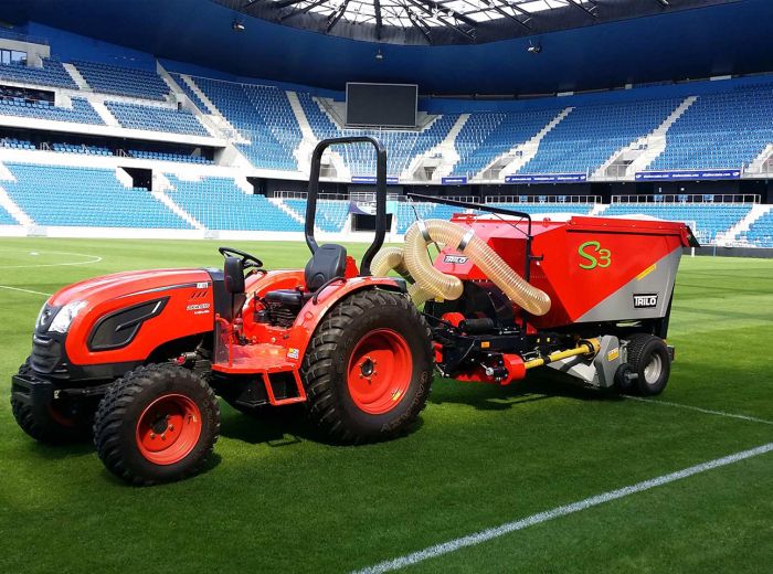 Trilo Saugwagen entdecken und Flüssigkeiten sowie Schmutz effizient aufnehmen und transportieren